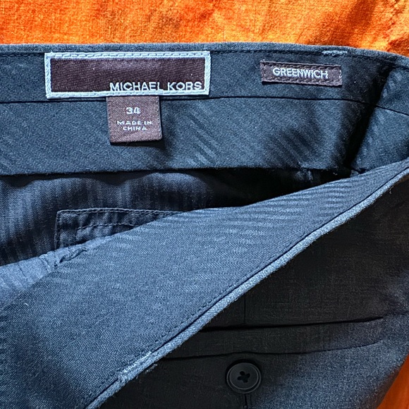 Brand new, Michael Kors, charcoal-gray dress pants. - Picture 3 of 4